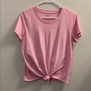 Madewell Knot-Front Tee